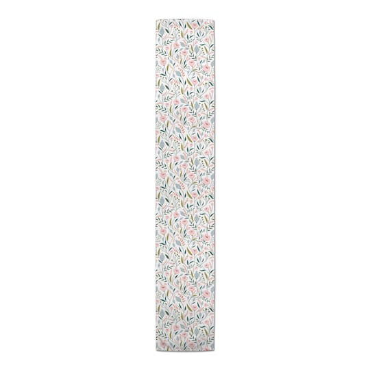 72" Pastel Floral Pattern Poly Twill Table Runner